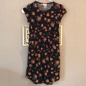Lularoe Mae 12 New never worn Floral Black